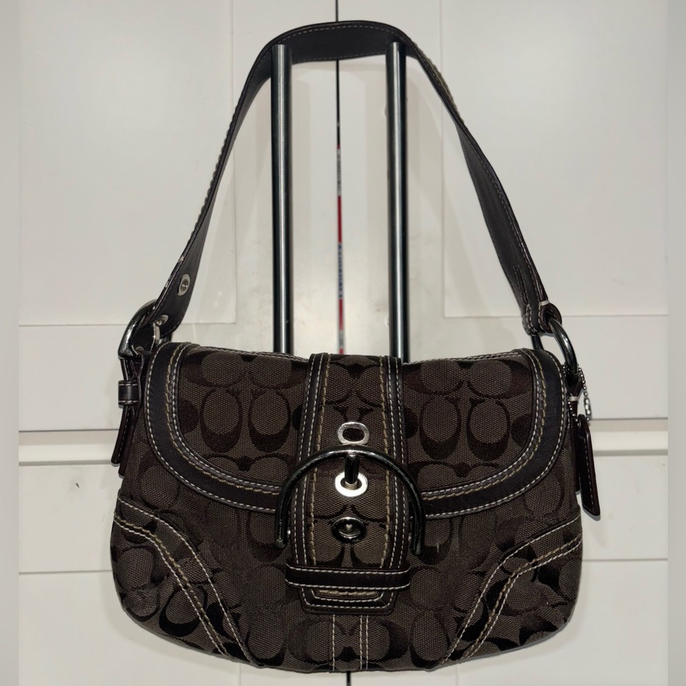 Brown vintage Coach shoulder bag